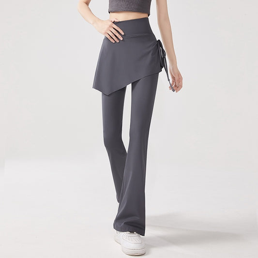 Women’s Asymmetrical Layered Flare Pants
